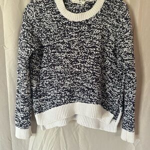 Rag &  Bone Women's Navy and White Sweater size S